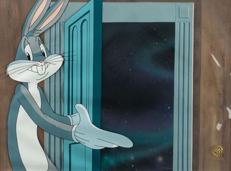 Lot #798 Bugs Bunny production cel from Invasion of the Bunny Snatchers Production Cel - Image 1