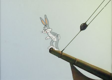 Lot #779 Bugs Bunny production cel from Buccaneer Bunny Production Cel - Image 1