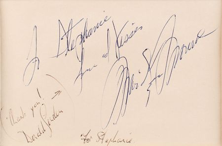 Lot #965 Marilyn Monroe Signature - Image 1
