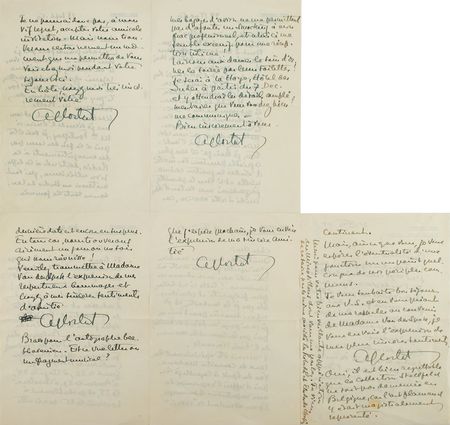 Lot #898 Alfred Cortot Letters - Image 1