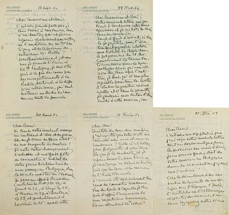 Lot #898 Alfred Cortot Letters - Image 2