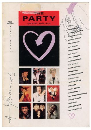 Lot #933 Elton John and John Entwistle Program - Image 2