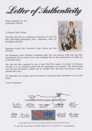 Lot #949 The Who Signed Photograph - Image 2