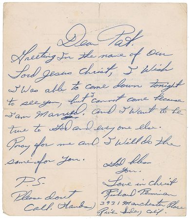 Lot #937 Little Richard Handwritten Letter Signed - Image 1