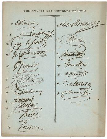 Lot #183 Andre-Marie Ampere Signature - Image 1