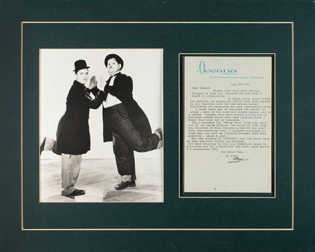Lot #1015 Stan Laurel: 