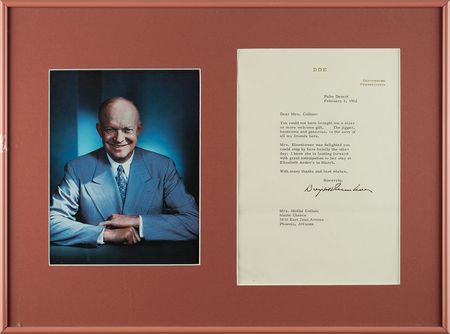 Lot #58 Dwight D. Eisenhower Typed Letter Signed - Image 1