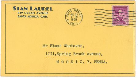 Lot #1016 Stan Laurel: 