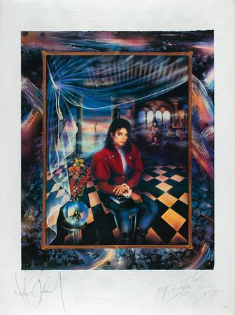 Lot #892 Michael Jackson Serigraph Print - Image 1