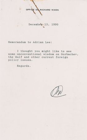 Lot #8227 Richard Nixon - Image 1