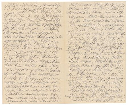 Lot #4 Franklin Pierce: Remarkable 16-page letter on the 'confusing' state of American politics during his post-presidential travels abroad - Image 2