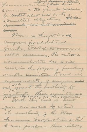 Lot #10 Warren G. Harding: ?Everything hinges on transportation??President Harding?s plea to Congress for a railroad bailout - Image 6