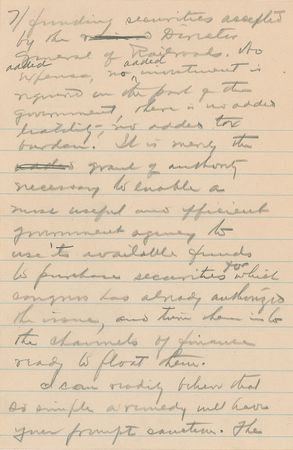 Lot #10 Warren G. Harding: ?Everything hinges on transportation??President Harding?s plea to Congress for a railroad bailout - Image 7