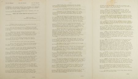 Lot #12 Harry S. Truman: Superb speech on American intervention in Korea: 