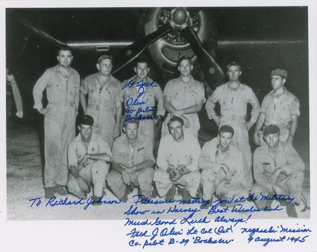 Lot #348 Bockscar: Sweeney and Olivi Signed Photographs - Image 2