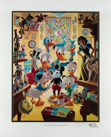 Lot #744 Carl Barks: In Uncle Walt's Collectery Lithograph - Image 1
