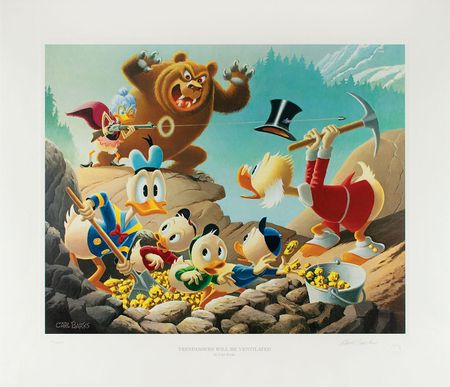 Lot #747 Carl Barks: Trespassers Will Be Ventilated Lithograph - Image 1
