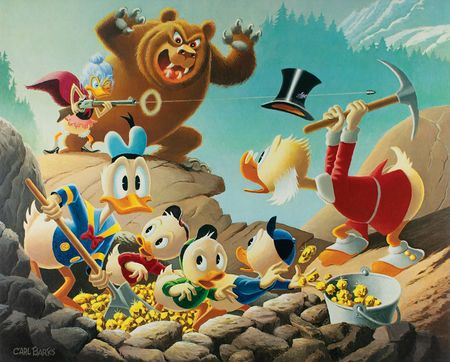 Lot #747 Carl Barks: Trespassers Will Be Ventilated Lithograph - Image 2