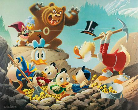 Lot #761 Carl Barks: Trespassers Will Be Ventilated Lithograph - Image 2