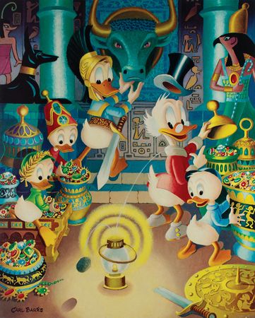 Lot #751 Carl Barks: The Stone That Turns All Metals Gold Lithograph - Image 2