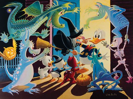 Lot #753 Carl Barks: Halloween in Duckburg Lithograph - Image 2