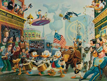 Lot #755 Carl Barks: July Fourth in Duckburg Lithograph - Image 2