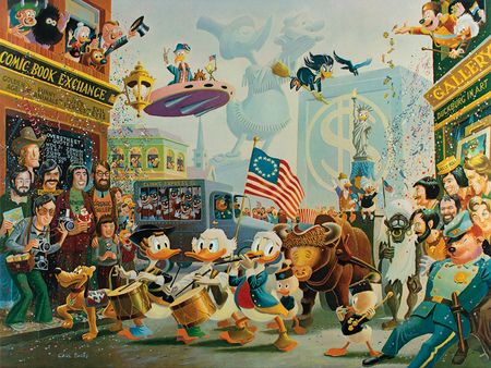 Lot #756 Carl Barks: July Fourth in Duckburg Lithograph - Image 2