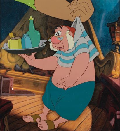 Lot #655 Mr. Smee production cel from Peter Pan Production Cel - Image 1