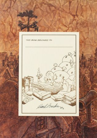 Lot #742 Carl Barks: Uncle Scrooge in Color Book - Image 2