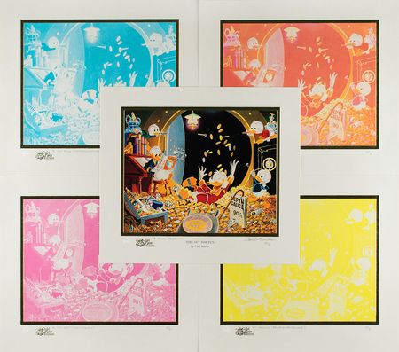 Lot #574 Carl Barks: Time Out for Fun Proof Set - Image 1