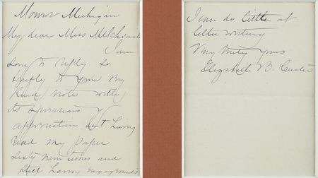 Lot #351 Elizabeth B. Custer Handwritten Letter Signed - Image 2