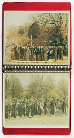 Lot #30 Cecil Stoughton's John F. Kennedy Funeral Photo Album: Solemn ceremonies at Arlington National Cemetery, seen through Cecil Stoughton's lens - Image 2