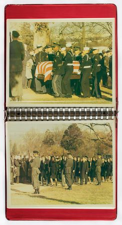 Lot #30 Cecil Stoughton's John F. Kennedy Funeral Photo Album: Solemn ceremonies at Arlington National Cemetery, seen through Cecil Stoughton's lens - Image 3