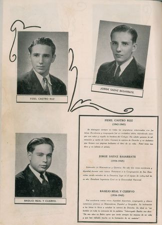 Lot #234 Fidel Castro Group of (3) Yearbooks Yearbooks - Image 1
