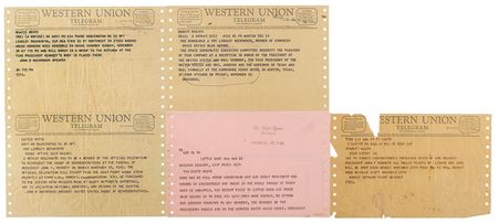 Lot #25 John F. Kennedy Telegrams Telegrams - Image 1