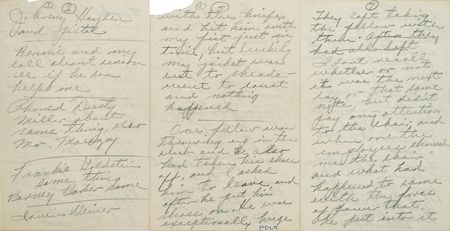 Lot #309 Jack Ruby Handwritten Notes - Image 1