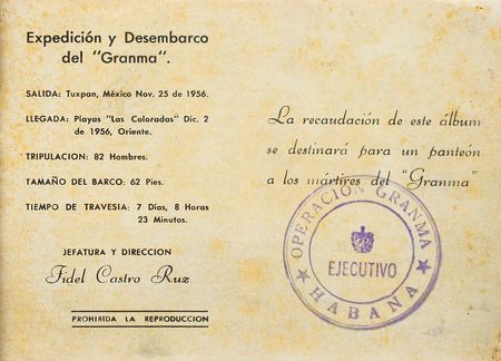 Lot #233 Fidel Castro 'Operation Granma' Booklet Booklet - Image 1