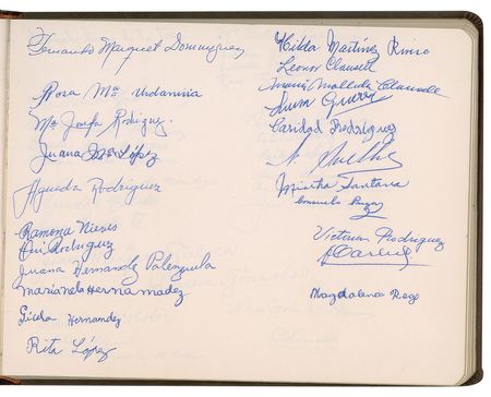 Lot #238 James B. Donovan Cuban Families Presentation Album Autograph Album - Image 2