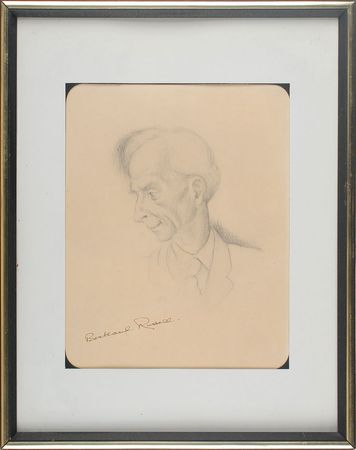 Lot #324 Bertrand Russell Sketch - Image 2