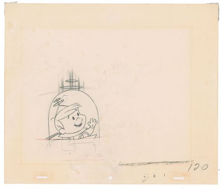 Lot #810 Title Sequence production drawings from The Jetsons Production Drawings - Image 2