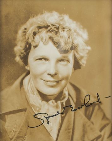 Lot #369 Amelia Earhart Signed Photograph - Image 1