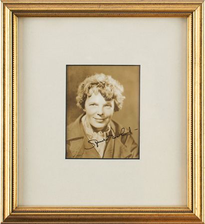 Lot #369 Amelia Earhart Signed Photograph - Image 2