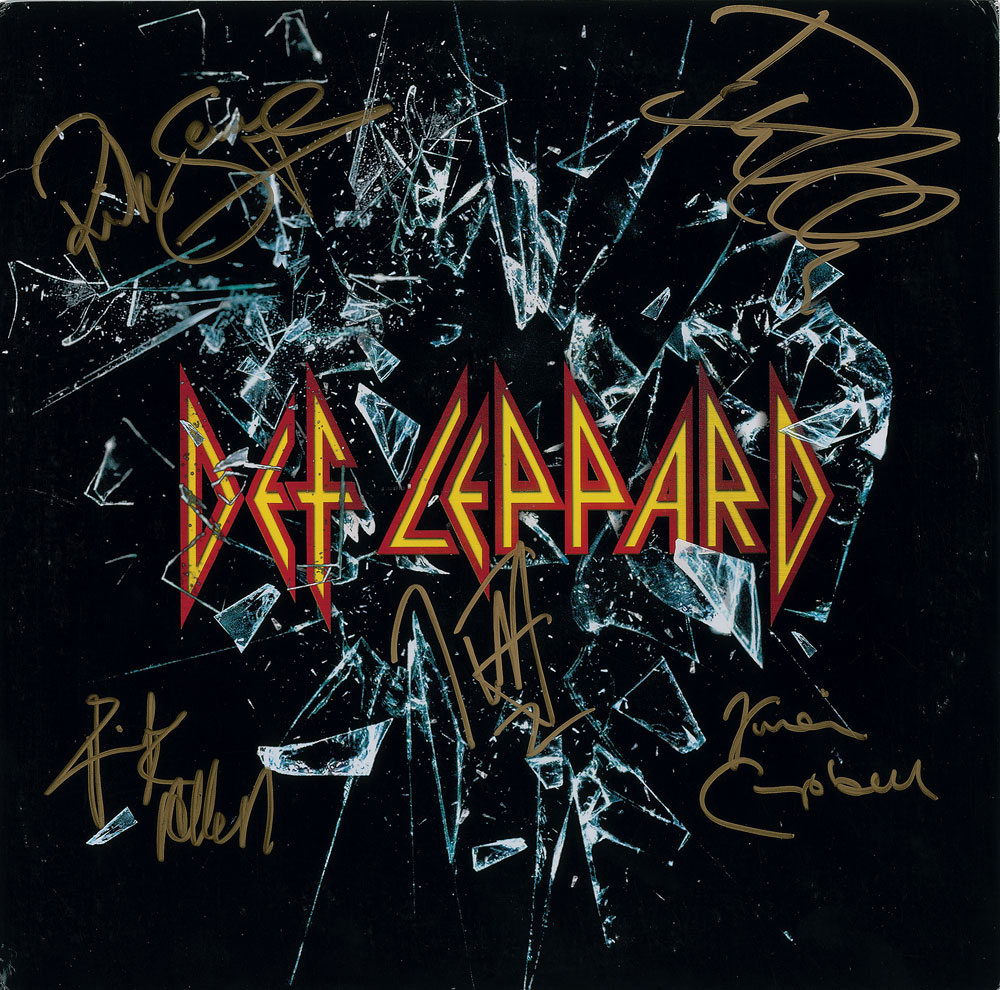 レア　デフレパード 直筆　サイン　CD def leppard Def Leppard Signed Album | RR Auction
