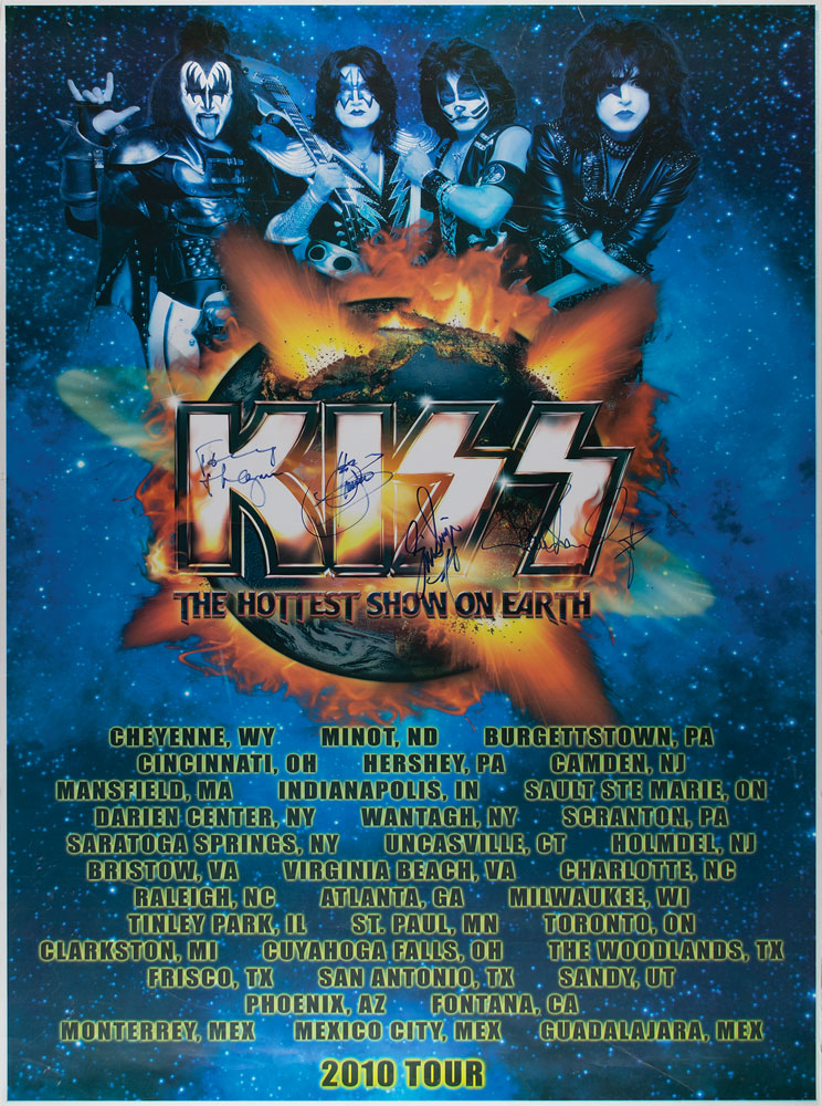 KISS Signed Poster | RR Auction