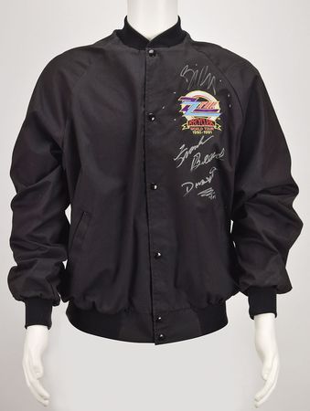 Lot #5483  ZZ Top Signed Tour Jacket - Image 1