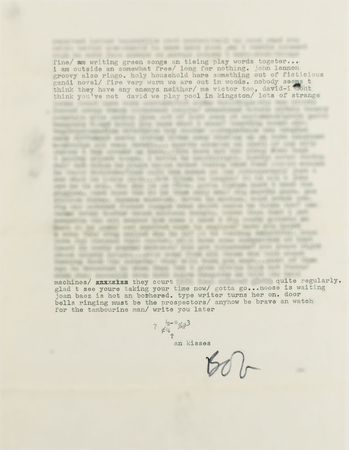 Lot #5005 Bob Dylan 1964 Typed Letter Signed - Image 2