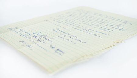 Lot #5001 Bob Dylan January 1962 Autograph Letter Signed - Image 1