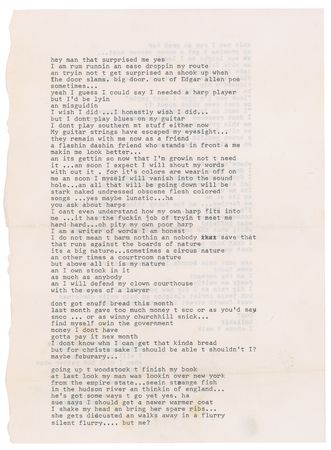 Lot #5004 Bob Dylan 1963 Typed Letter - Image 8