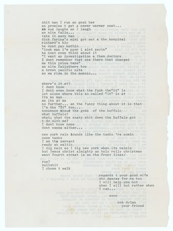 Lot #5004 Bob Dylan 1963 Typed Letter - Image 7