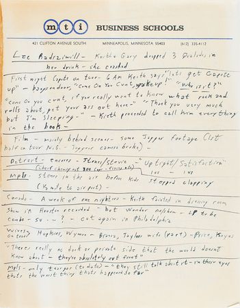 Lot #5073 The Rolling Stones 1972 and 1975 Tour Press Packets - Image 3